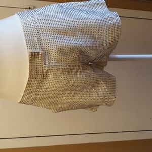 Umgee  USA white shorts with rhinestones.  Size M
